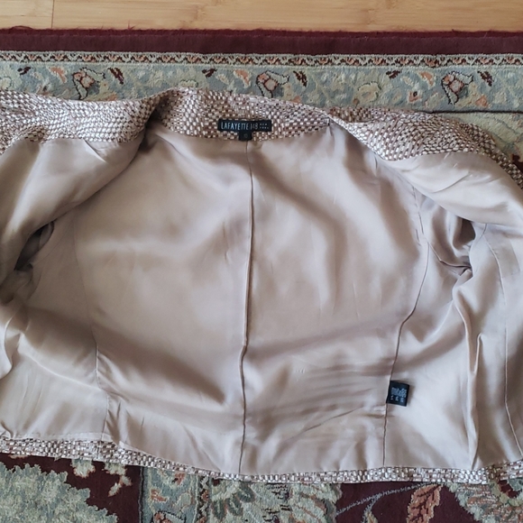 Lafayette 148 New York cropped blazer size 10 - Picture 4 of 8